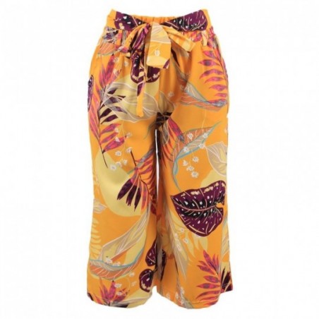 calca-feminina-pantacourt-estampa-floral-com-cinto-amarracao