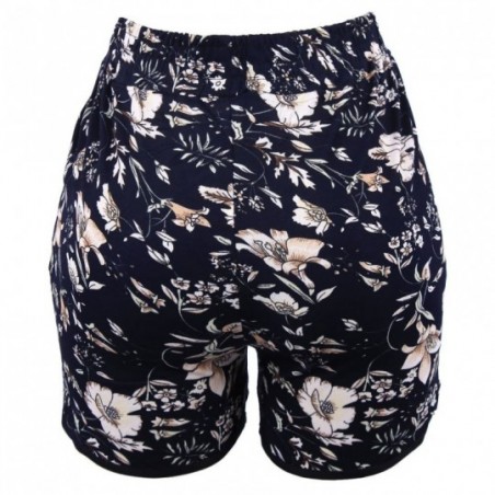 short-feminino-estampa-floral-cordao-e-bolsos-laterais