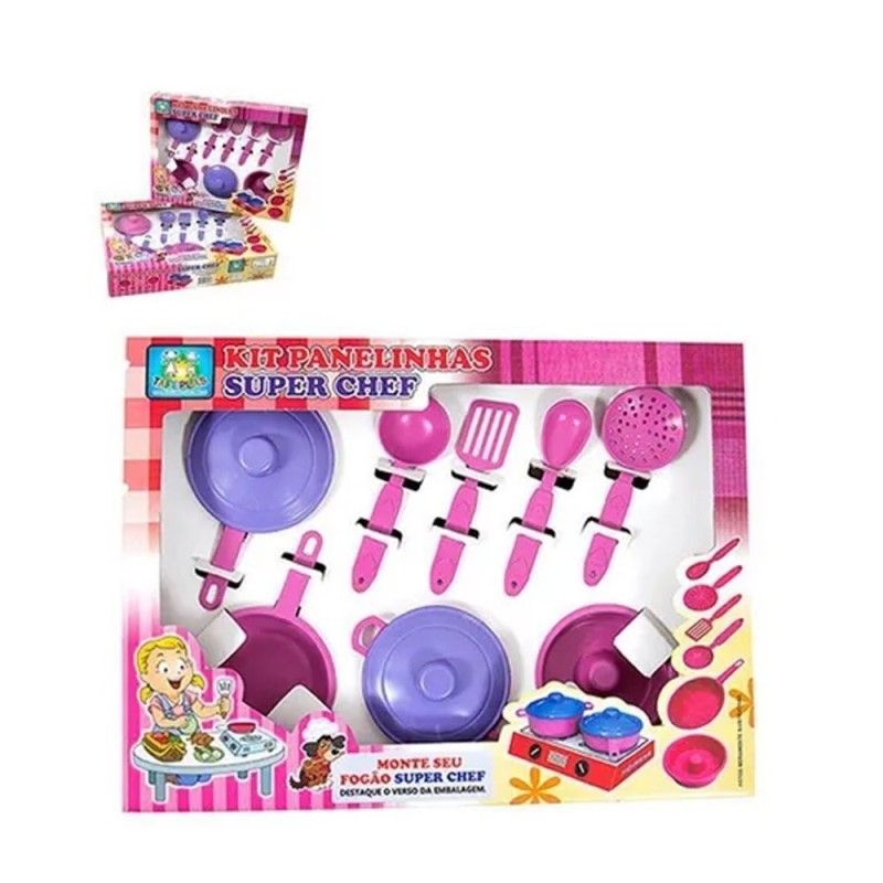 kit-panelinhas-super-chef-10-pecas-brinquedo-infantil