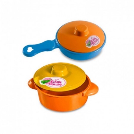 Kit Play Cooker Com 3 Peças Brinquedo Infantil Zuca Toys