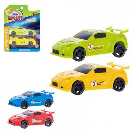 kit-2-super-carro-sports-com-cores-variadas-art-brink