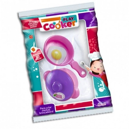 Kit Cozinha Play Cooker Com 3 Peças Infantil Altimar