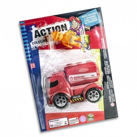 Kit Caminhão Bombeiro + 2 Acessórios Infantil Altimar