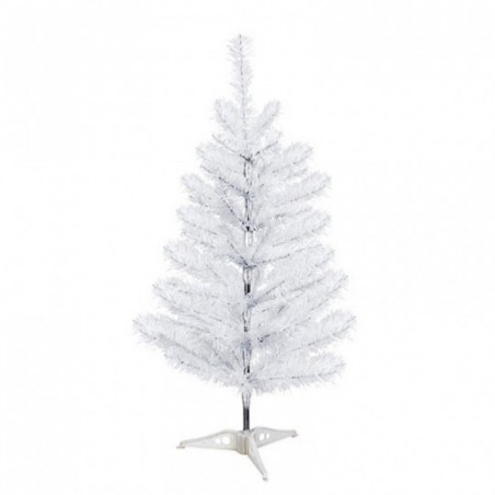 Árvore De Natal Branca Com 50 Galhos 60 cm De Altura
