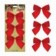Kit 3 Laços Vermelhos De Natal Para Enfeite 13 CM X 11 CM