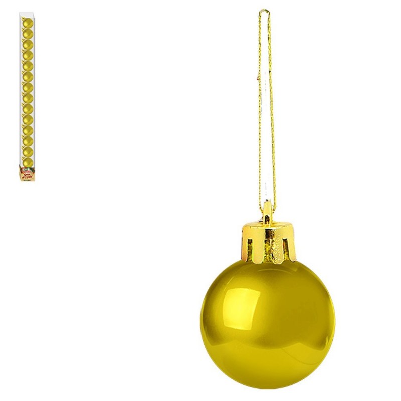 Kit 15 Bolas De Natal Enfeite TB Pequena Lisa 3 CM
