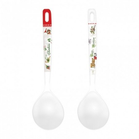 Concha De Melamina Decorada Natal 26 CM