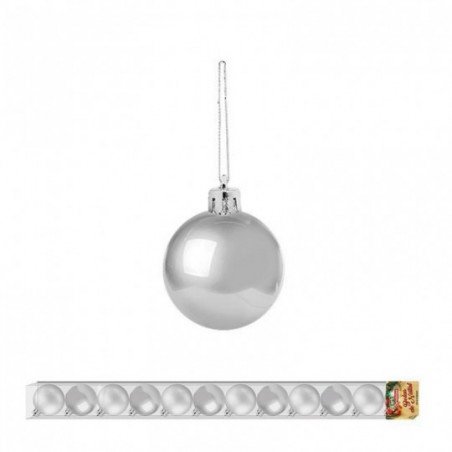 Kit 12 Bolas De Natal Para Enfeite Média Lisa 4 cm