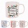 Caneca Porcelana Reta Temática Versículos Bíblicos 200ml