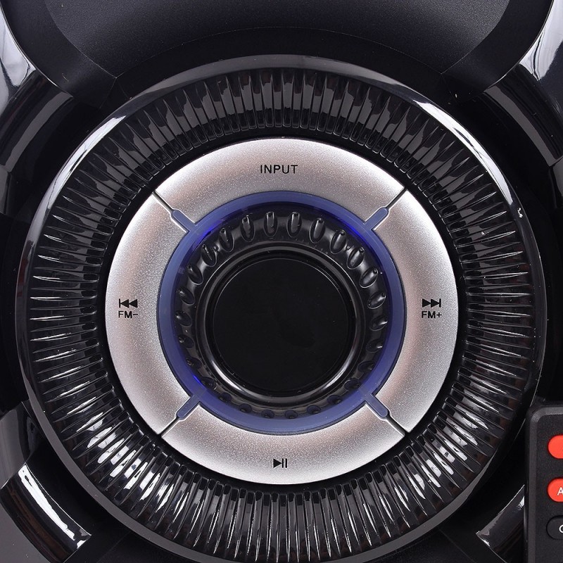 Micro System Caixa De Som Bluetooth USB Rádio FM SD 30W