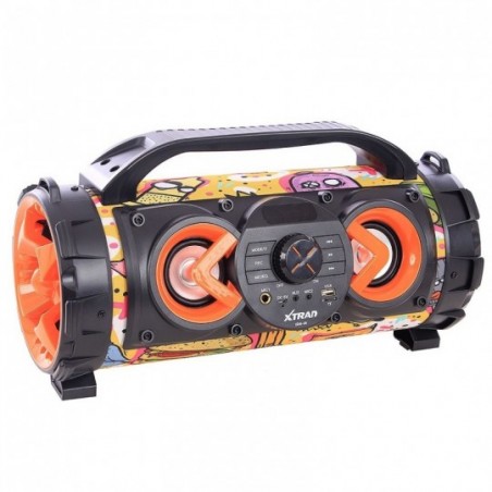 Caixa Som Super Bazuca Bluetooth Rádio FM SD Microfone 100W