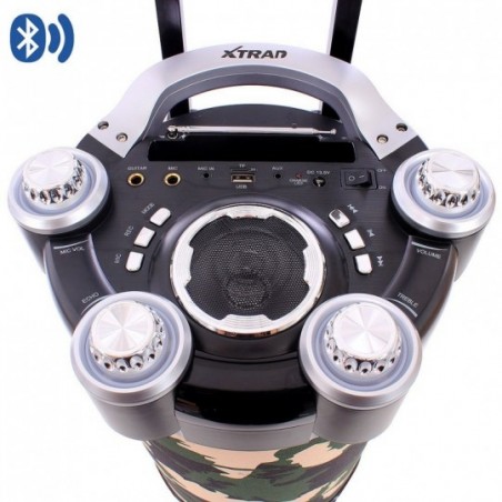 Caixa Som Portátil Sem Fio Ultimate Woofer Microfone 150W