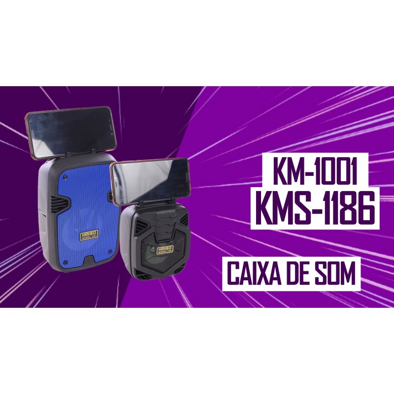 Caixa Som Portátil Wireless Speaker Suporte Celular 500mAh