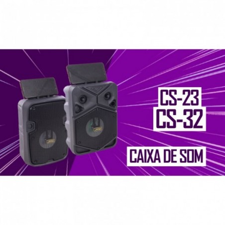 Caixa De Som Portátil Speaker Bluetooh Com Suporte 1100mAh