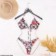 Biquíni Feminino Floral Top Cortininha + Calcinha Asa Delta