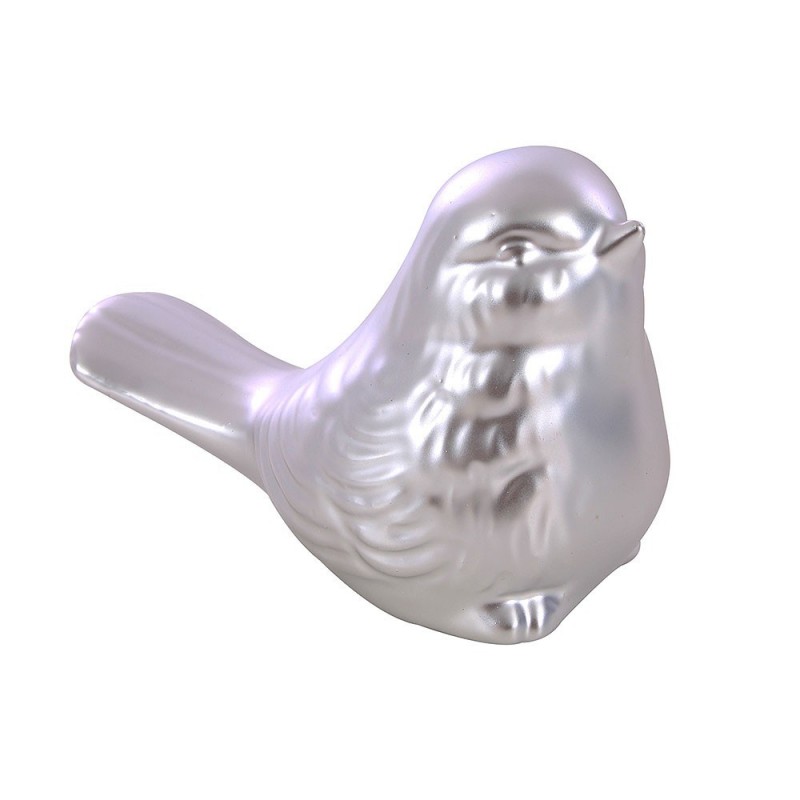 Enfeite Decorativo Cerâmica Pássaro Mate 7 CM