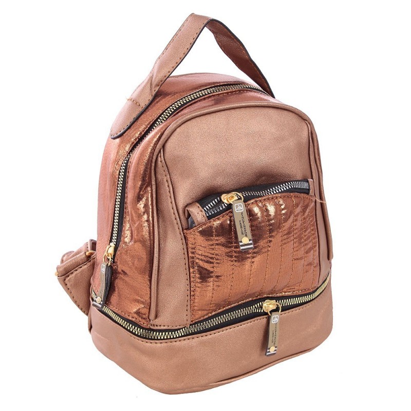 Bolsa Mochilinha Feminina Alto Relevo Cintilante
