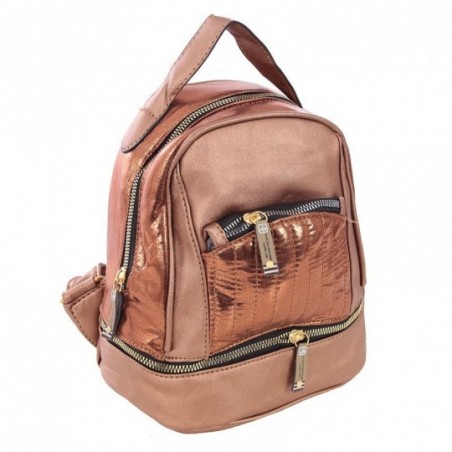 Bolsa Mochilinha Feminina Alto Relevo Cintilante