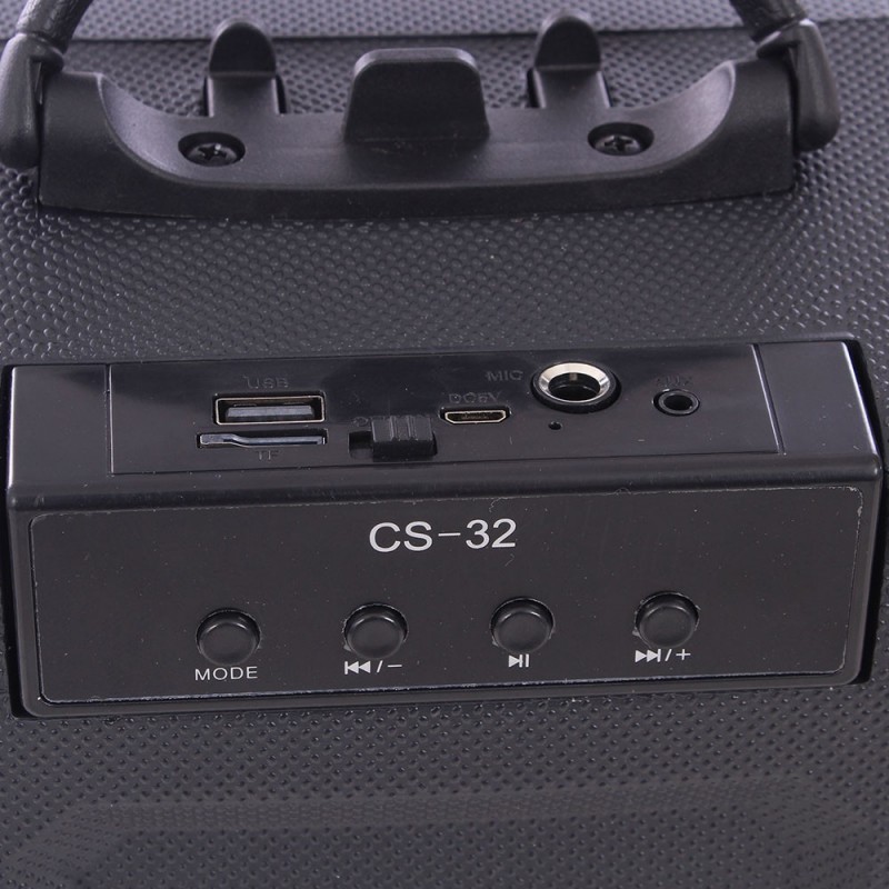 Caixa Som Portátil Speaker Bluetooh Suporte Celular 1100mAh