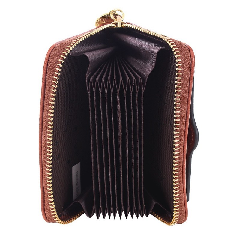Carteira Feminina Alto Relevo Tassel Portão Cartão Externo