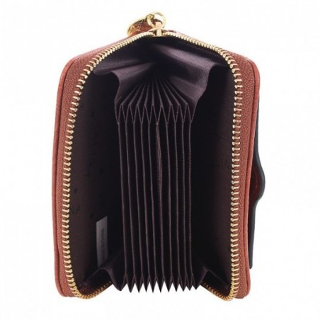 Carteira Feminina Alto Relevo Tassel Portão Cartão Externo