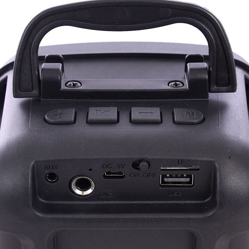 Caixa De Som Portátil Speaker Bluetooh Com Suporte 1200mAh