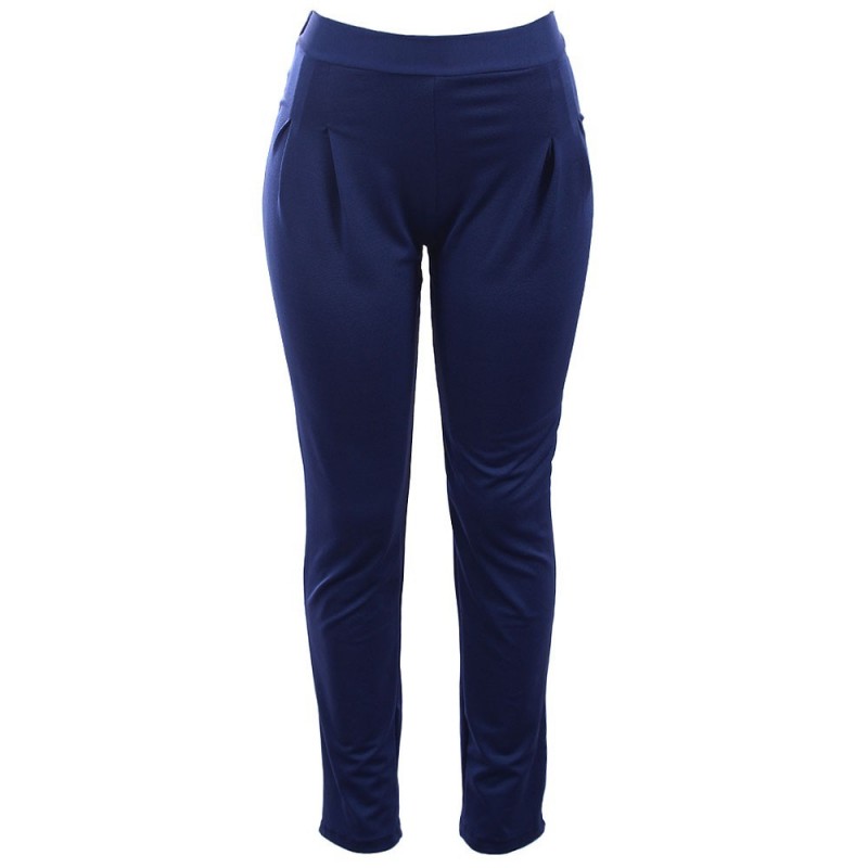 Calça Feminina Social Alfaiataria Com Pregas Cintura Alta