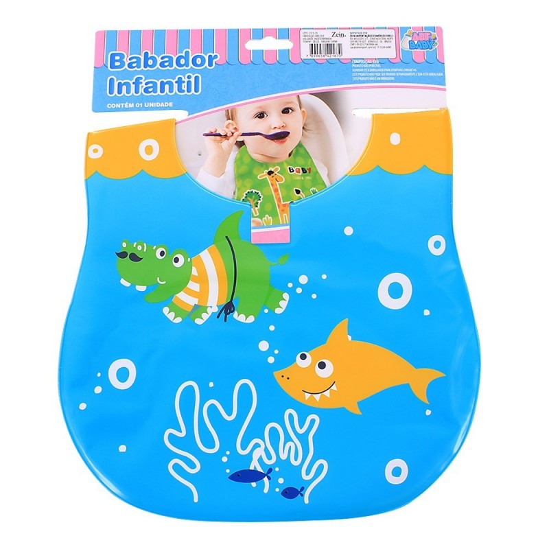 Babador Infantil Estampas Coloridas Art Baby