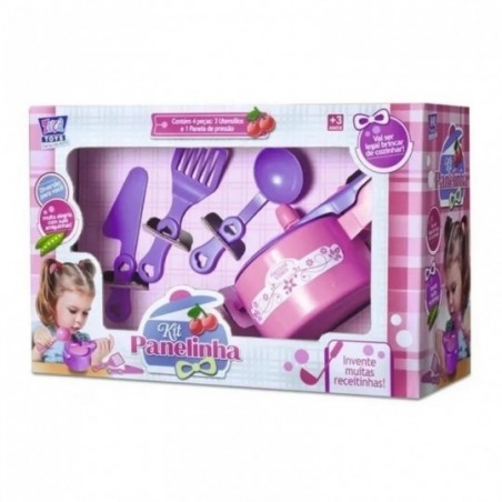 Conjunto Panela De Pressão + 3 Acessórios Infantil Zuca Toys