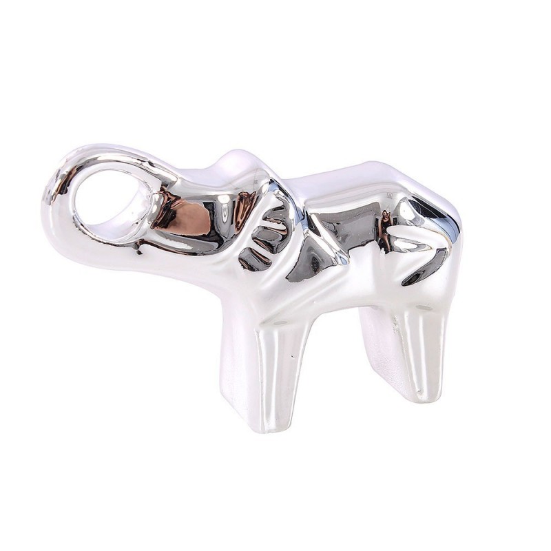 Enfeite Decorativo Cerâmica Elefante Shinning 6 CM