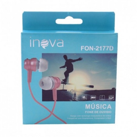 Fone De Ouvido Com Microfone E Protetor Auricular Inova