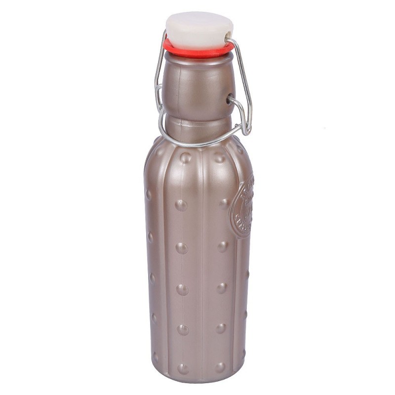 Garrafa De Vidro Cacto Retrô Com Tampa Hermética 300ML
