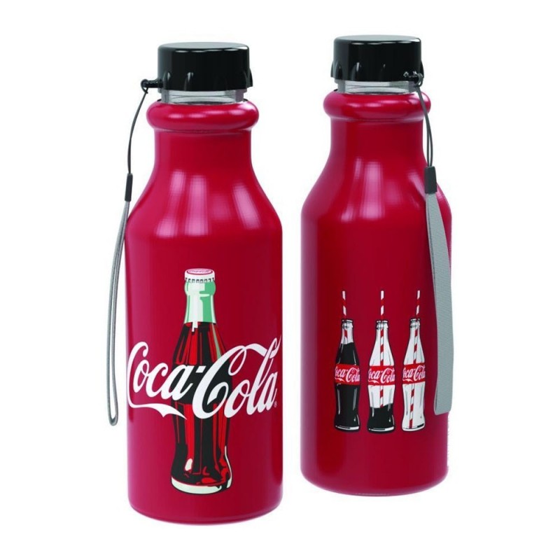 Garrafa Retrô Coca Cola Com Alça De Mão 500ML Plasútil