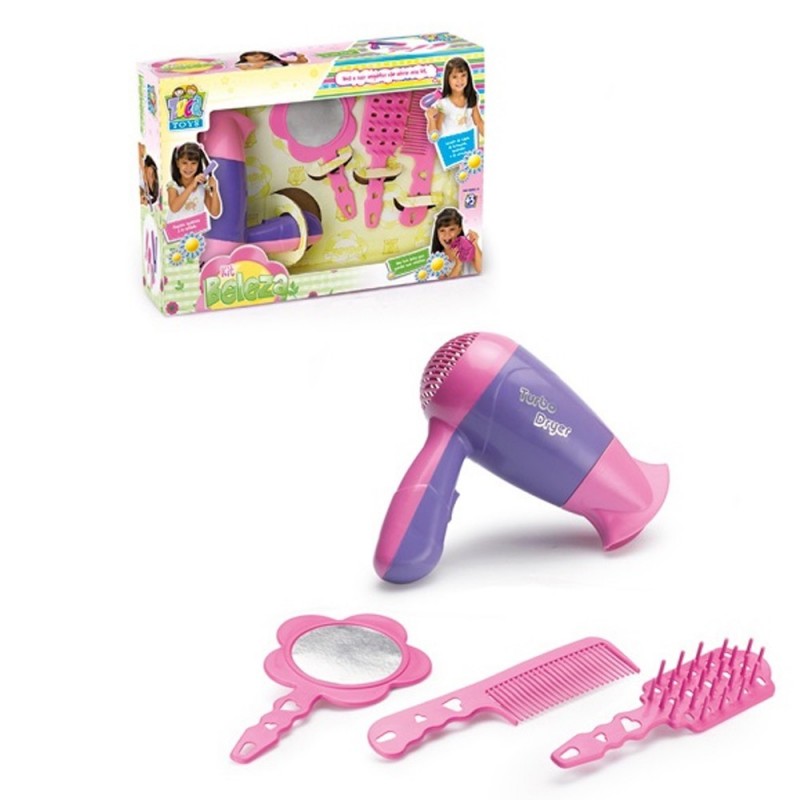 Kit Beleza Secador + 2 Acessórios Sortido Brinquedo Infantil