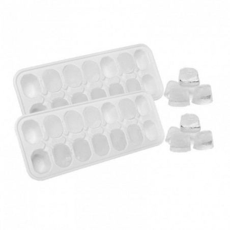 Kit Com 2 Formas De Gelo Jaguar Com 12 Cubos