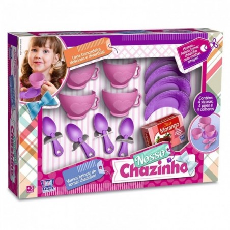 Kit Conjunto De Chá Com 13 Peças Brinquedo Infantil