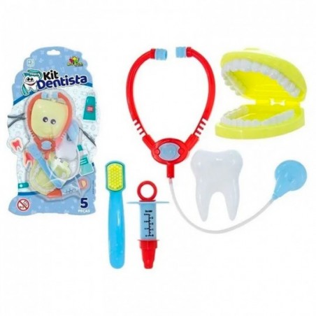Kit Dentista Boys Com 5 Peças Brinquedo Infantil Art Brink