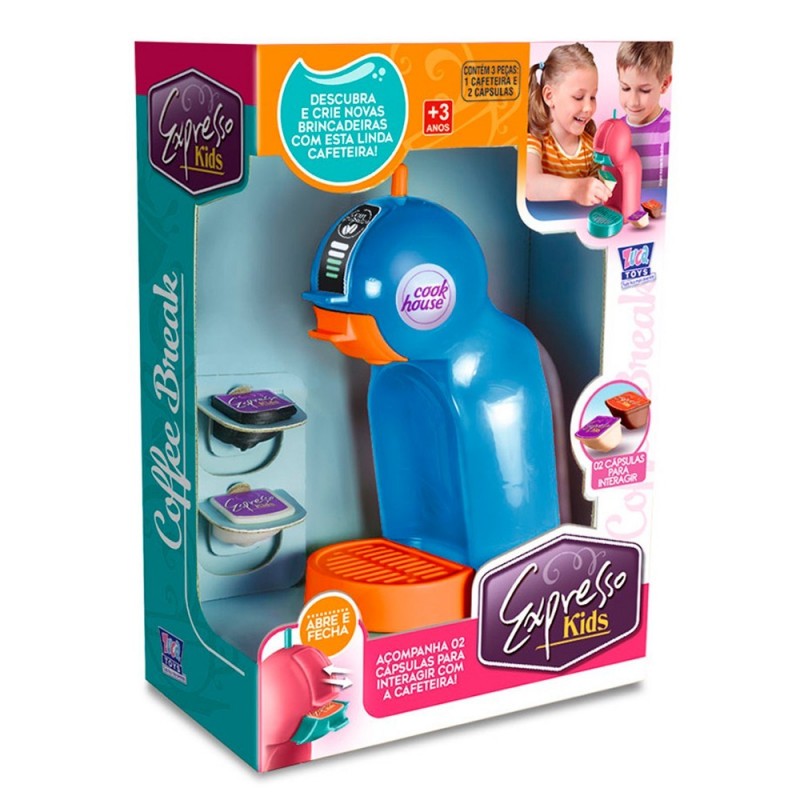 Kit Expresso Kids Cafeteira Com 3 Peças Infantil Zuca Toys
