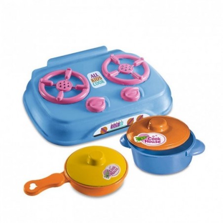 Kit Mini Cooker 3 Peças Brinquedo Infantil Zuca Toys