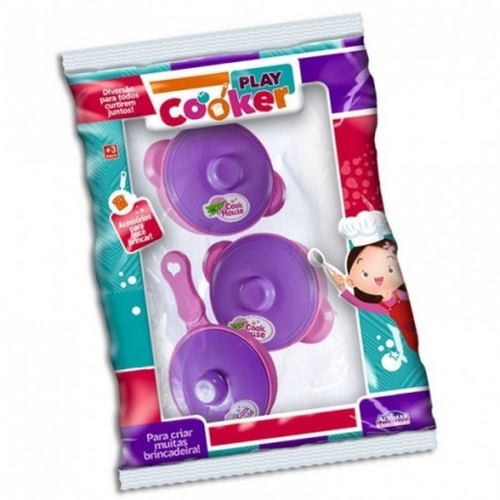 Kit Panelinhas Com 3 Peças De Brinquedo Infantil Altimar
