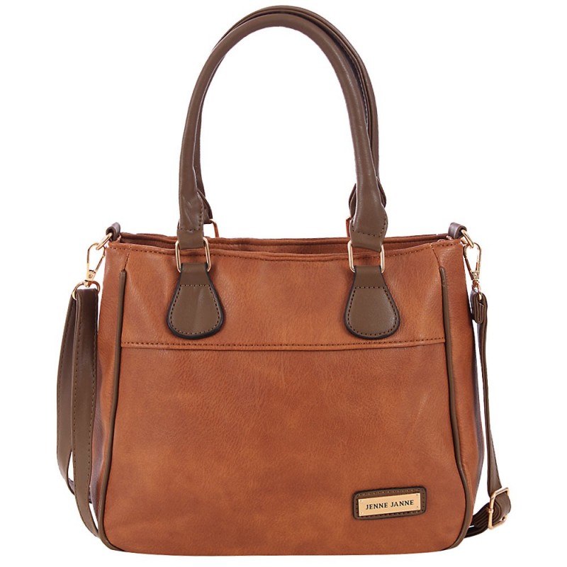 Bolsa De Ombro Feminina Alto Relevo Com Detalhes Metálicos