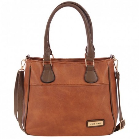Bolsa De Ombro Feminina Alto Relevo Com Detalhes Metálicos