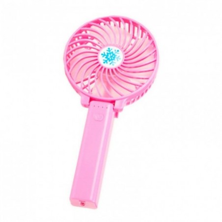 Ventilador De Mão Dobrável Portátil A Pilha Recarregável USB