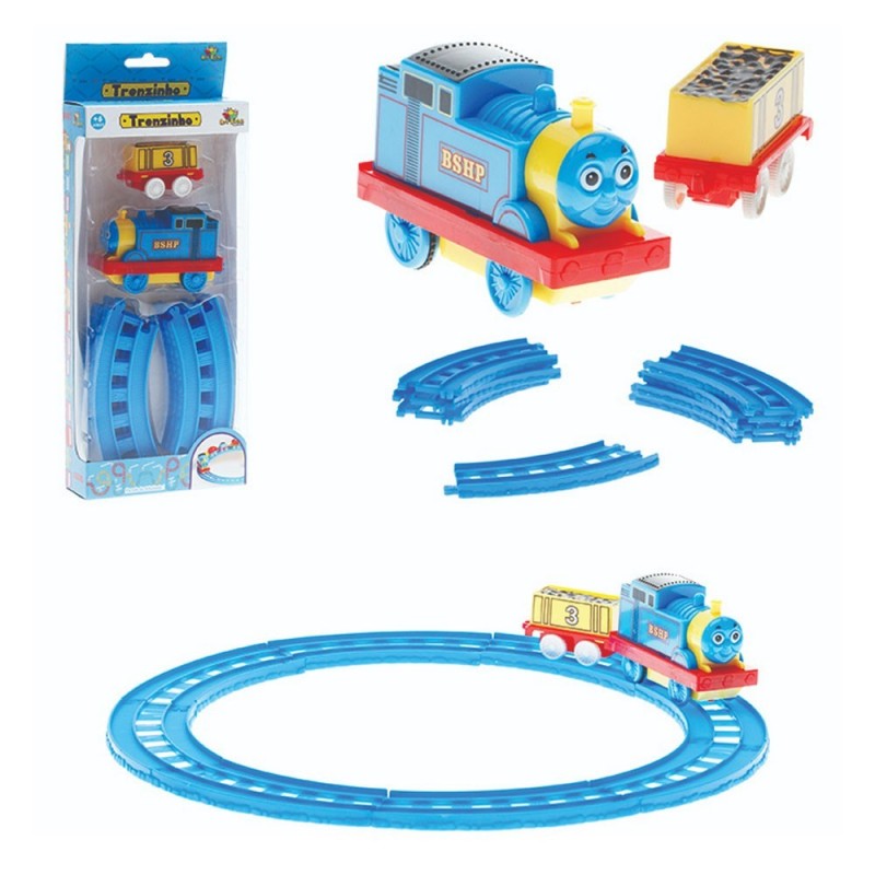 Trem A Pilha De Brinquedo Infantil Art Brink