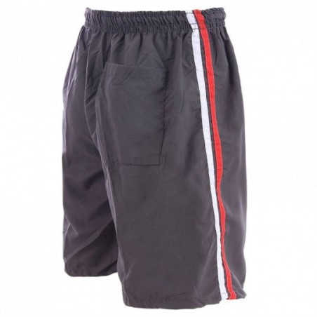 Shorts Bermuda Tactel Listras Laterais Com Cordão Masculina