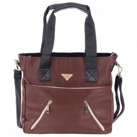 Bolsa Feminina Totem Luxo Executiva Alto Relevo Alça Dupla