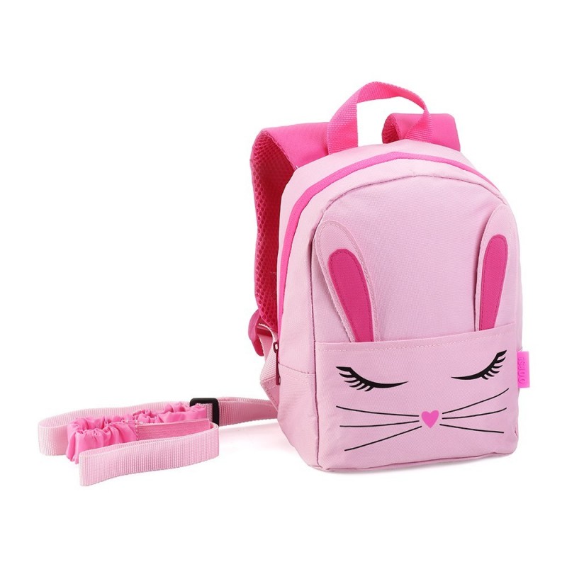 Mochila Feminina Infantil Estampada Coleira De Segurança