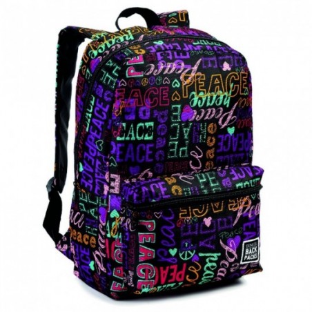 Mochila Feminina Juvenil Escolar Estampada Alto Relevo