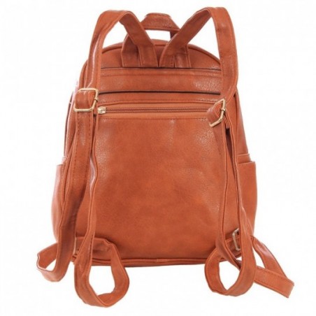 Bolsa Mochila Luxo Feminina Alto Relevo Tressê Tassel Duplo