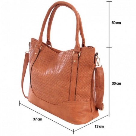 Bolsa Shopper Feminina Em Matelassê Com Repartições Externas